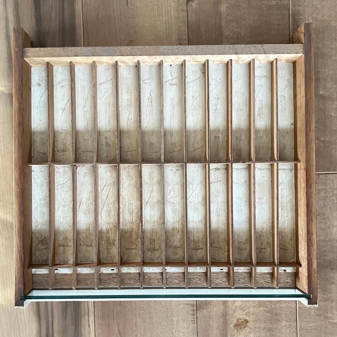 ダルマミシン糸 糸ケース 陳列棚 糸収納棚 引出し収納 レトロ ルアーケース