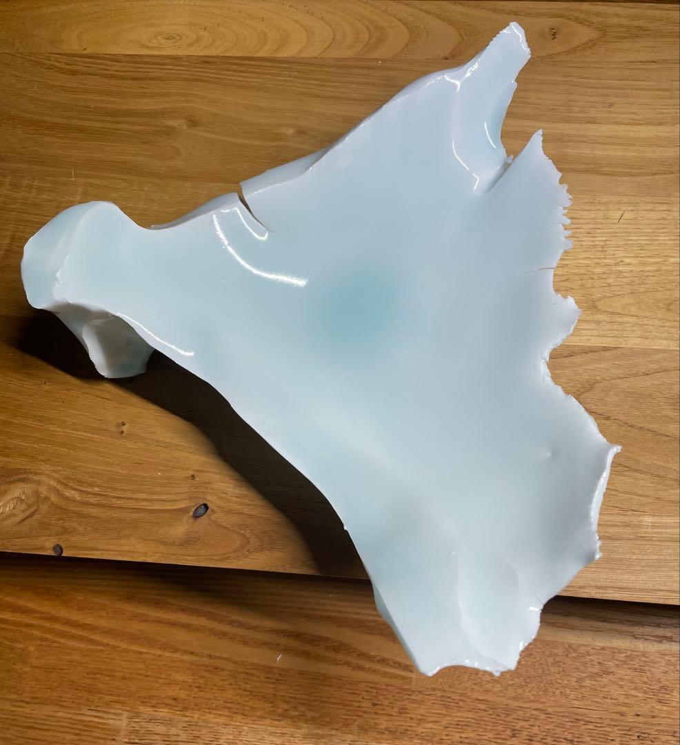 ゆうかプロフ必読　加藤委作品　青白磁三角皿(B)