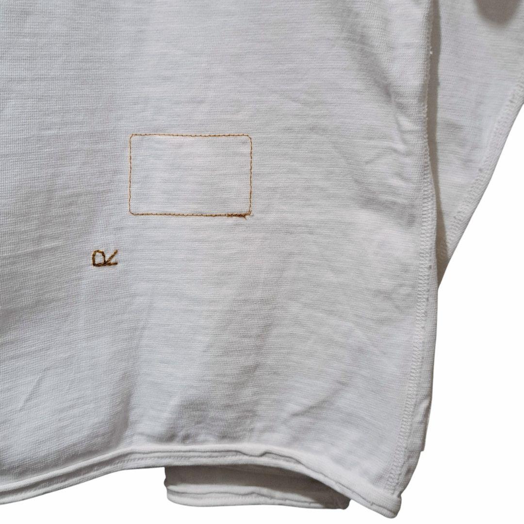 45rpm でこぼこ天竺 馬 長袖Tシャツ 2 ホワイト ロンT