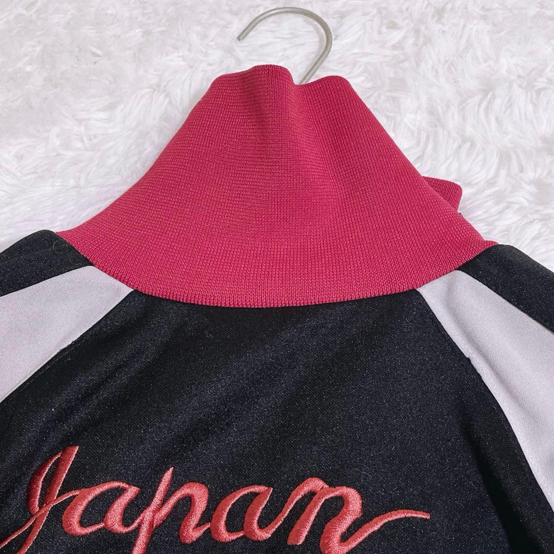 美品⭐東洋エンタープライズ トラックジャケット スカジャン　 刺繍 鷹 黒 M