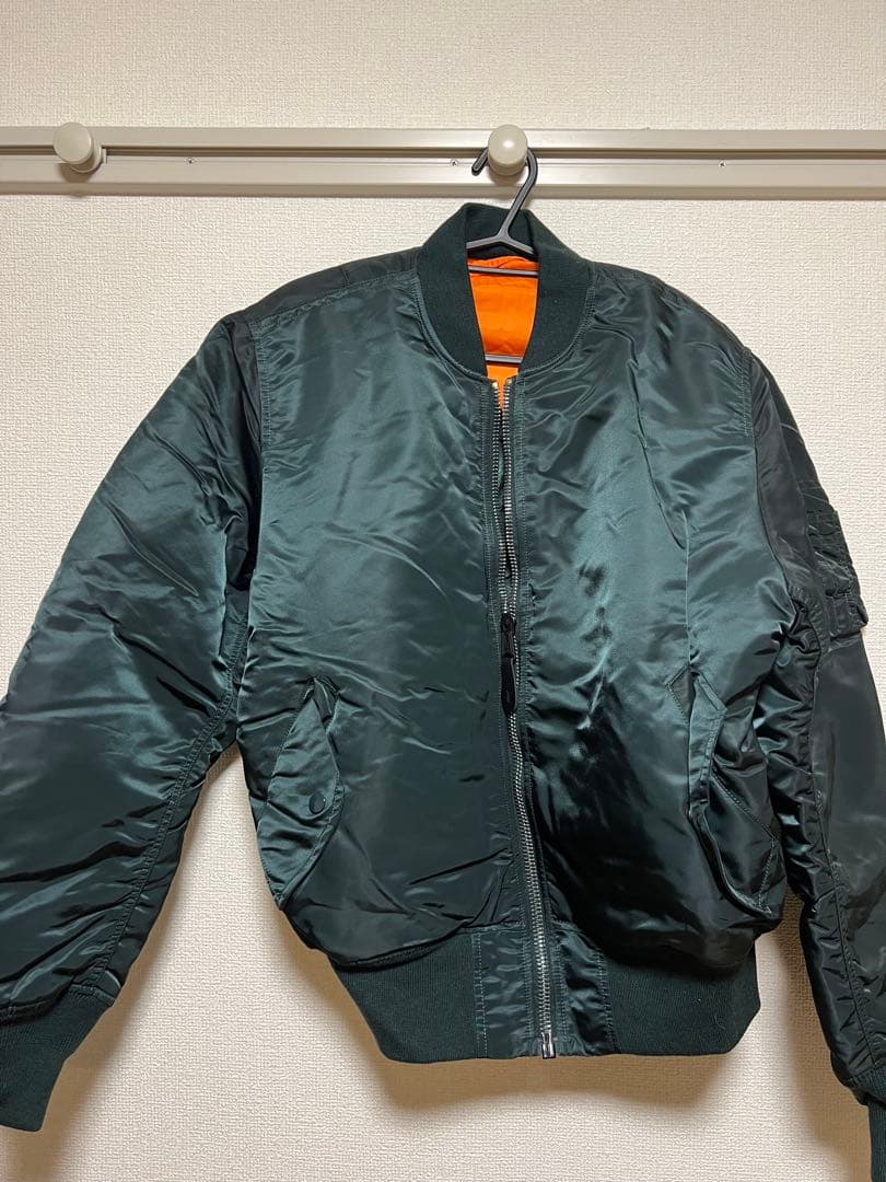 ※年末セール中※MA-1スタイル ダークグリーンジャケット