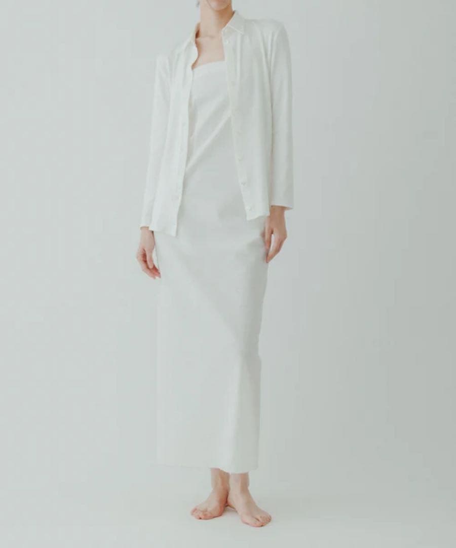 【yo BIOTOP】Sheer tight long bere dress