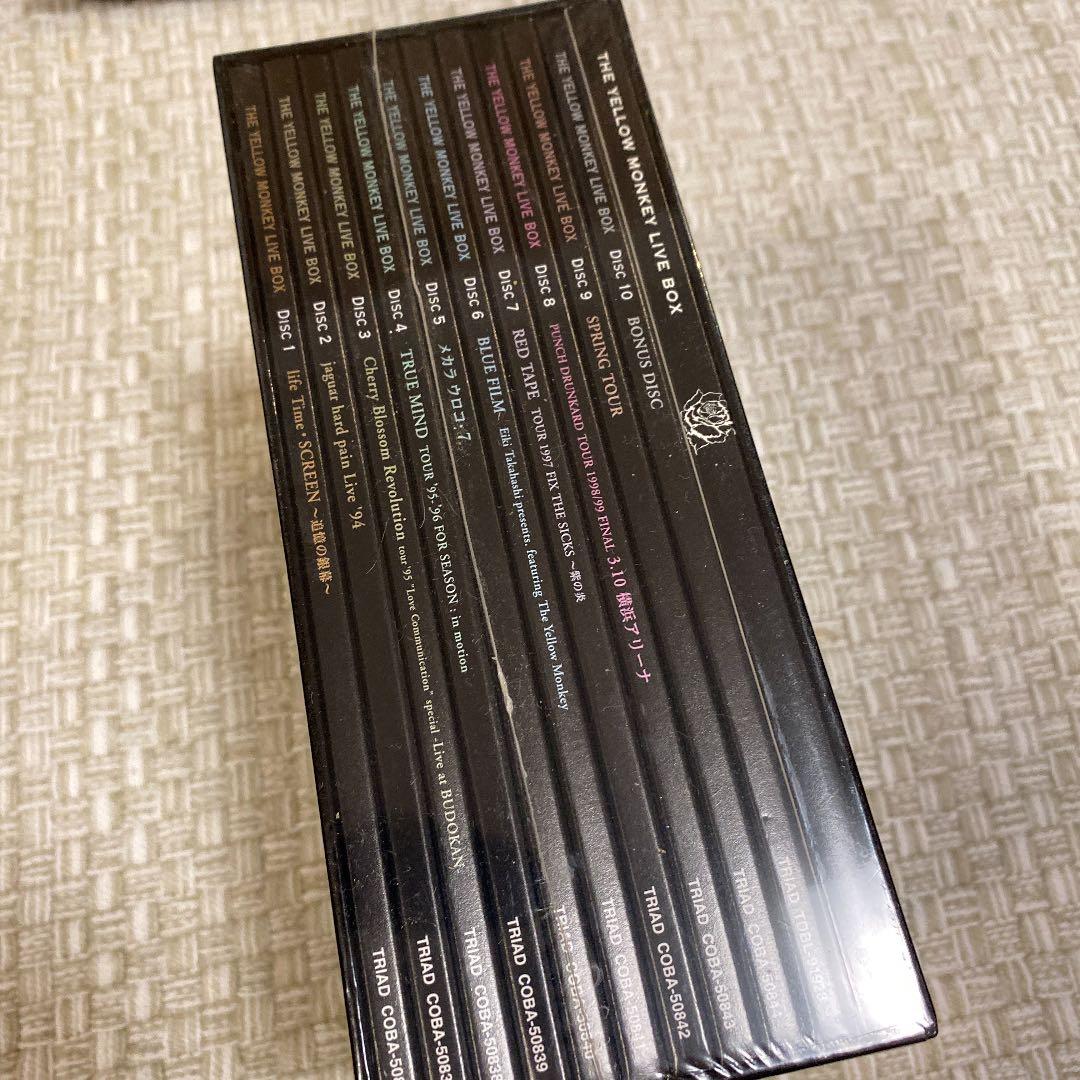 未開封　THE YELLOW MONKEY LIVE BOX初回限定生産10枚組
