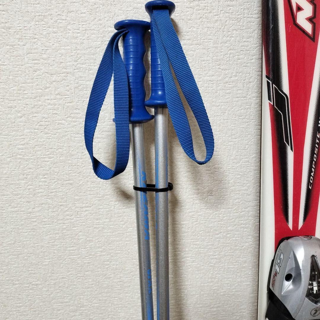 ノルディカ　NORDICA 140cm ジュニアスキー板　ストックセット　おまけ