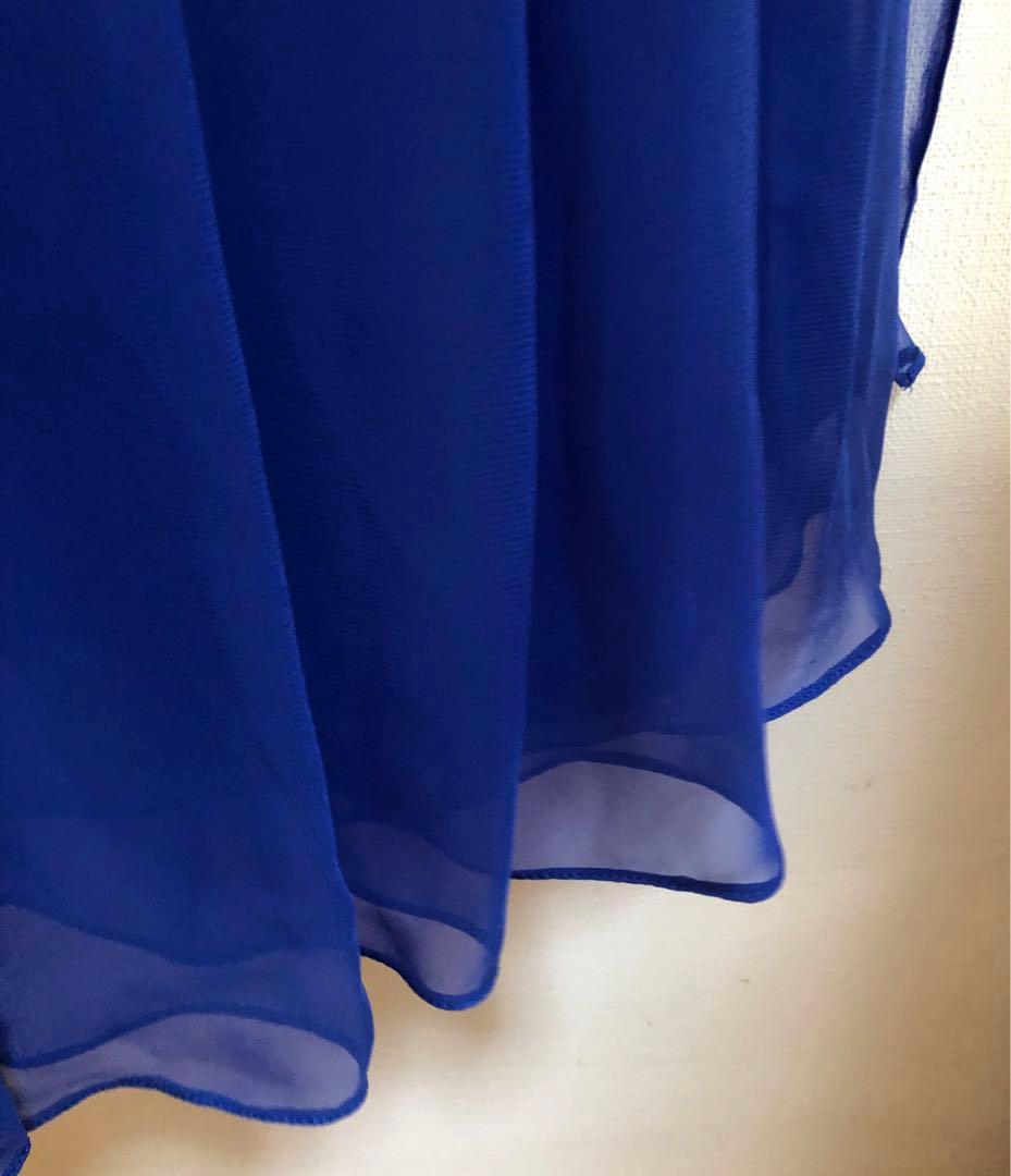 エメ　ロングドレス 青