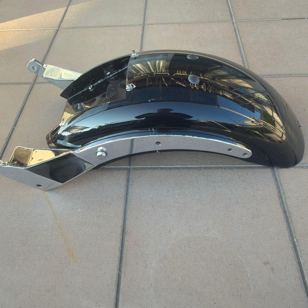 ハーレーソフテイルデュース リアフェンダー