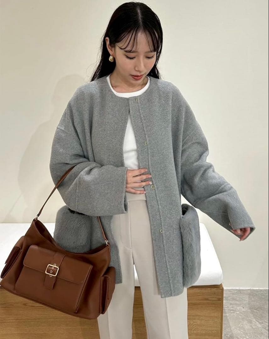 Mila Owen 2wayファーポケットリバーコート09WFC254111