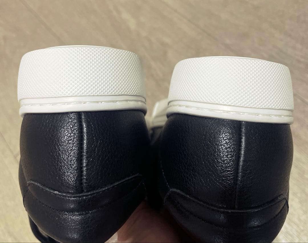 アカイシ ブラック スニーカー 23.0cm 本革