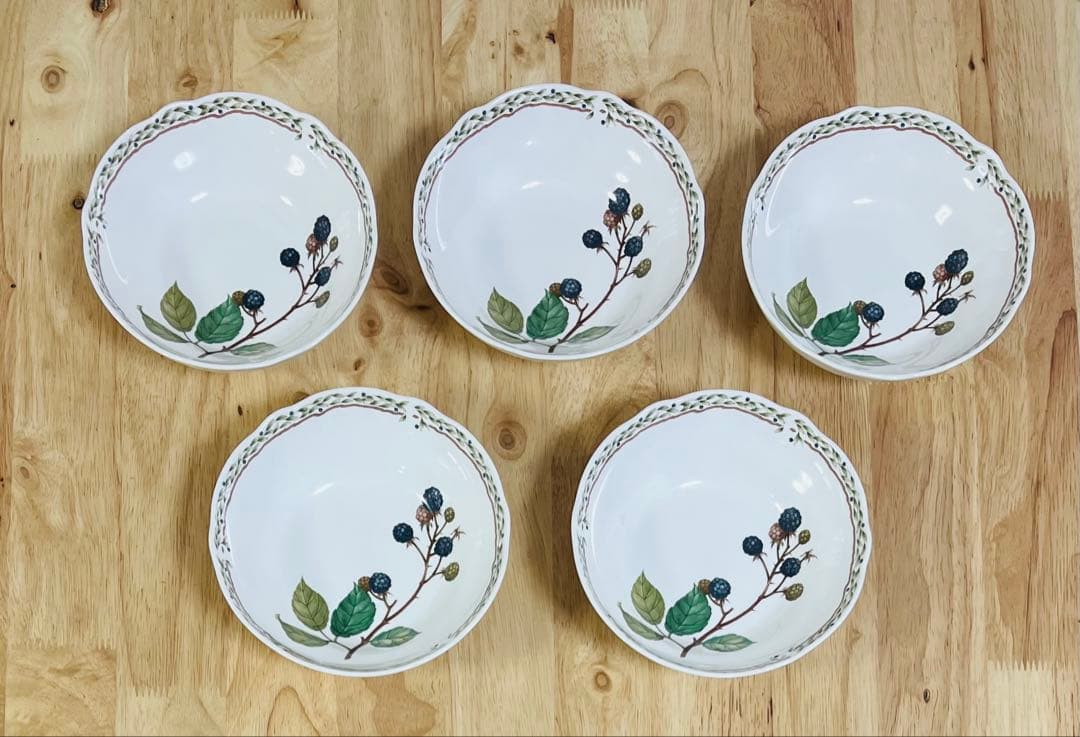 ノリタケ製　フルーツ柄洋食器　5種×5セット