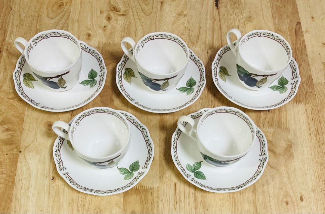 ノリタケ製　フルーツ柄洋食器　5種×5セット