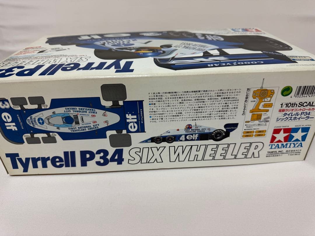 タミヤ製 電動RCカー「1/10 タイレルP34 シックスホイーラー新品 絶版