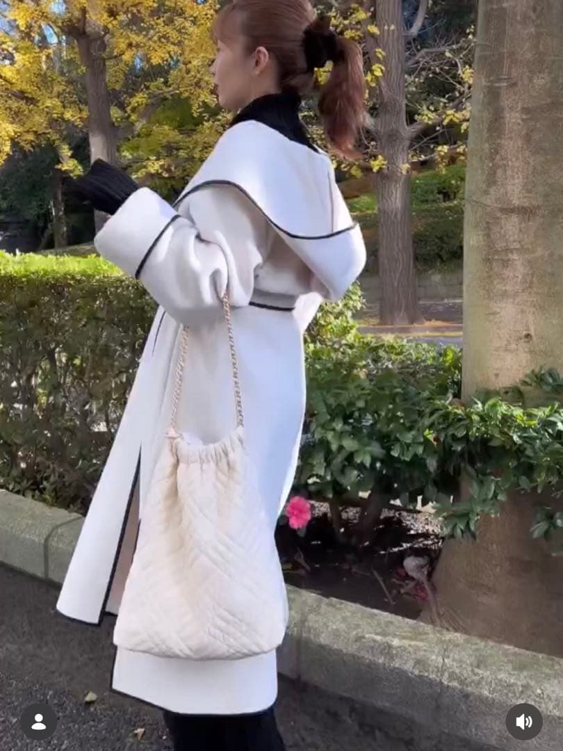 パイピングフードコート　※新品未使用タグ付き