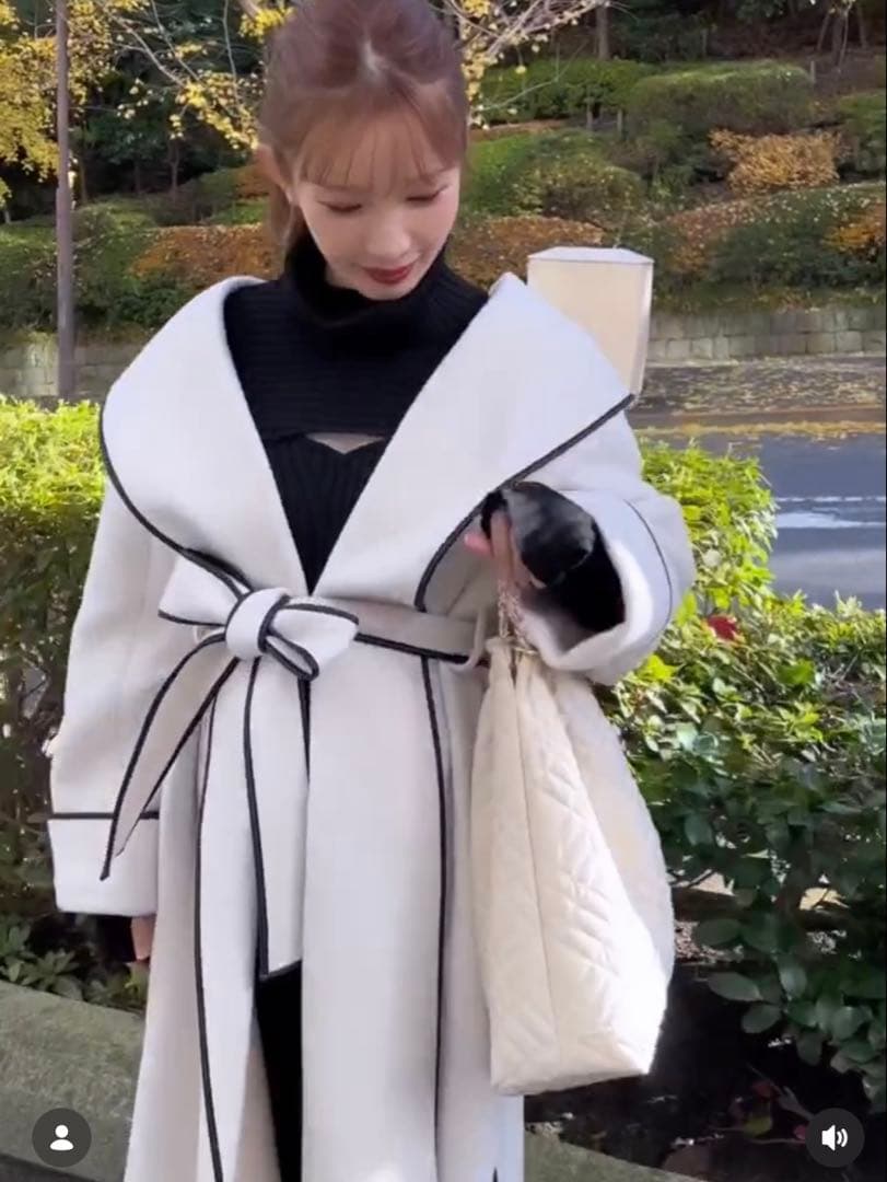 パイピングフードコート　※新品未使用タグ付き