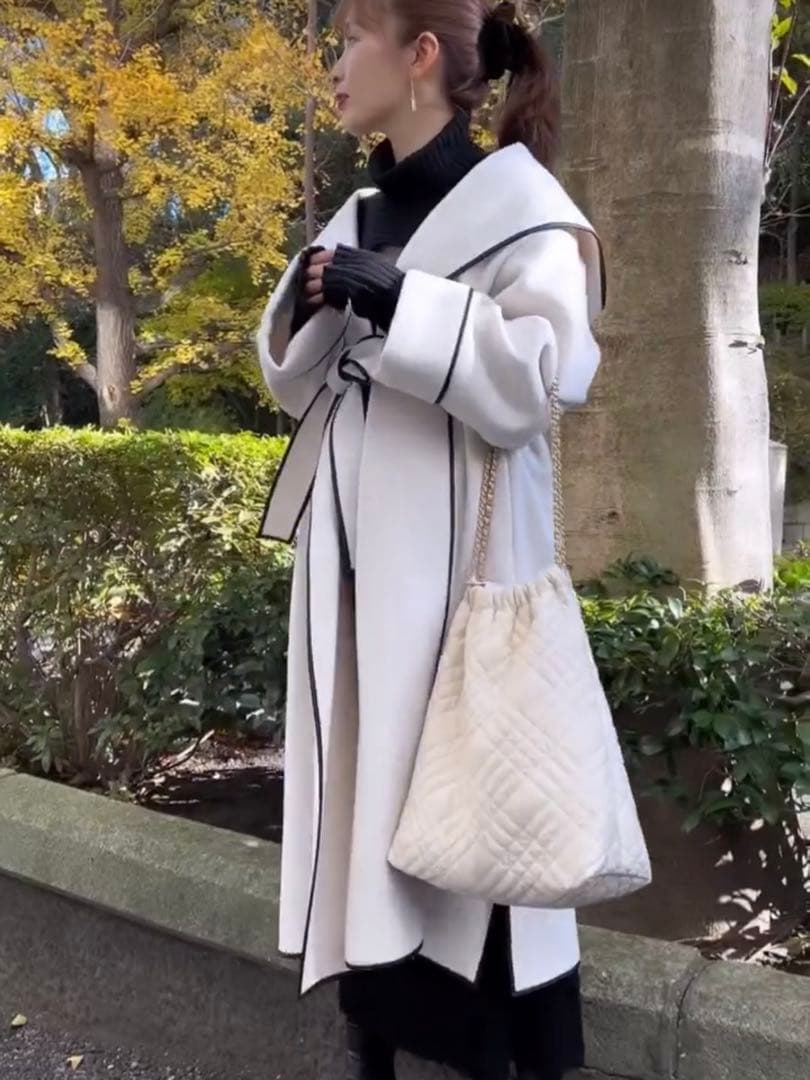 パイピングフードコート　※新品未使用タグ付き