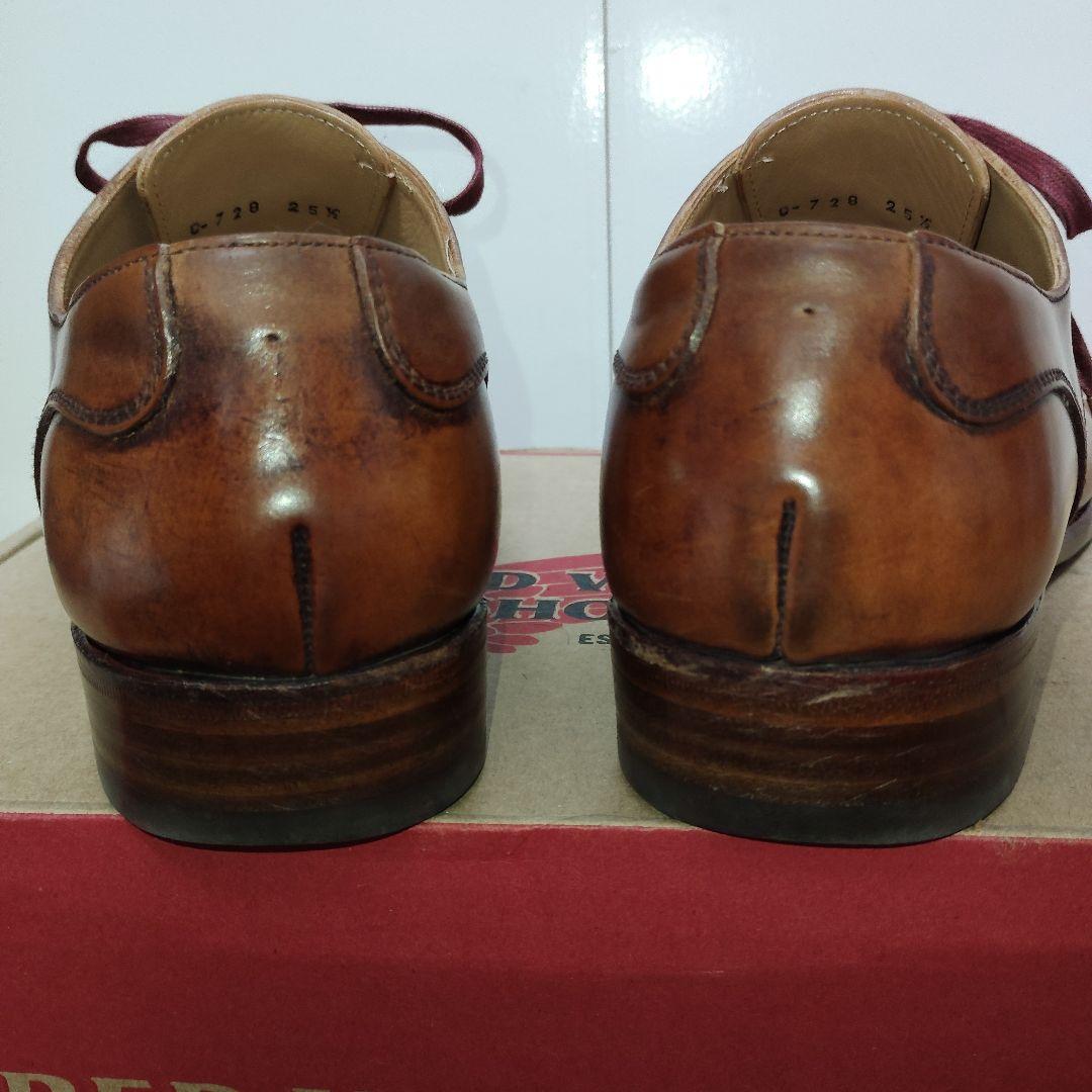 ぼ*さ様 Chausser ナチュラルコードバン　ストレートチップ