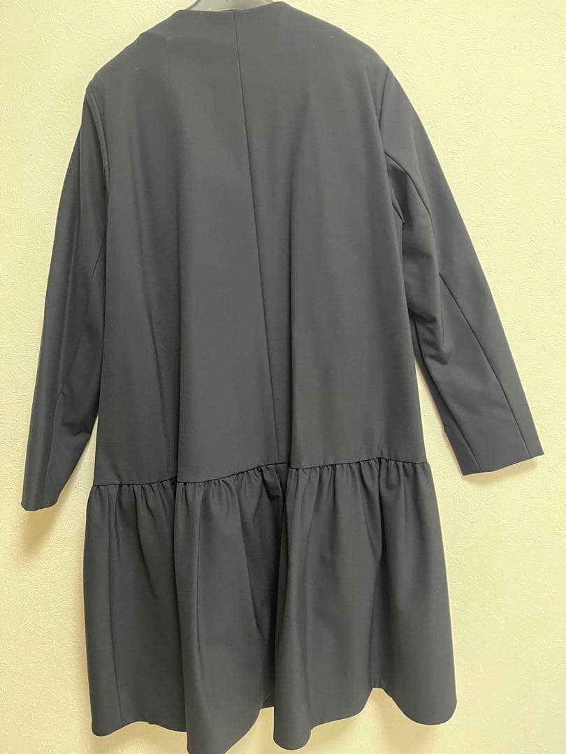 組曲　ストレッチノーカラーコート