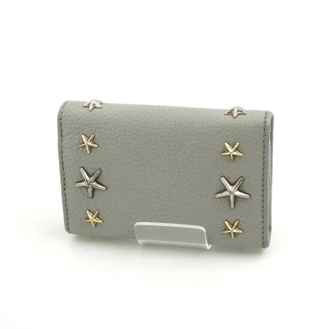 ✨未使用展示品✨　JIMMYCHOO キーケース　スター　スタッズ　6連　リング