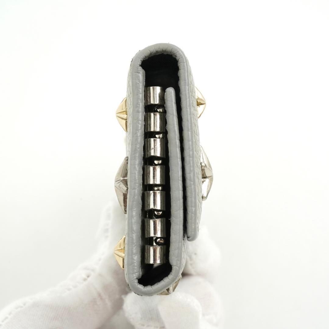 ✨未使用展示品✨　JIMMYCHOO キーケース　スター　スタッズ　6連　リング