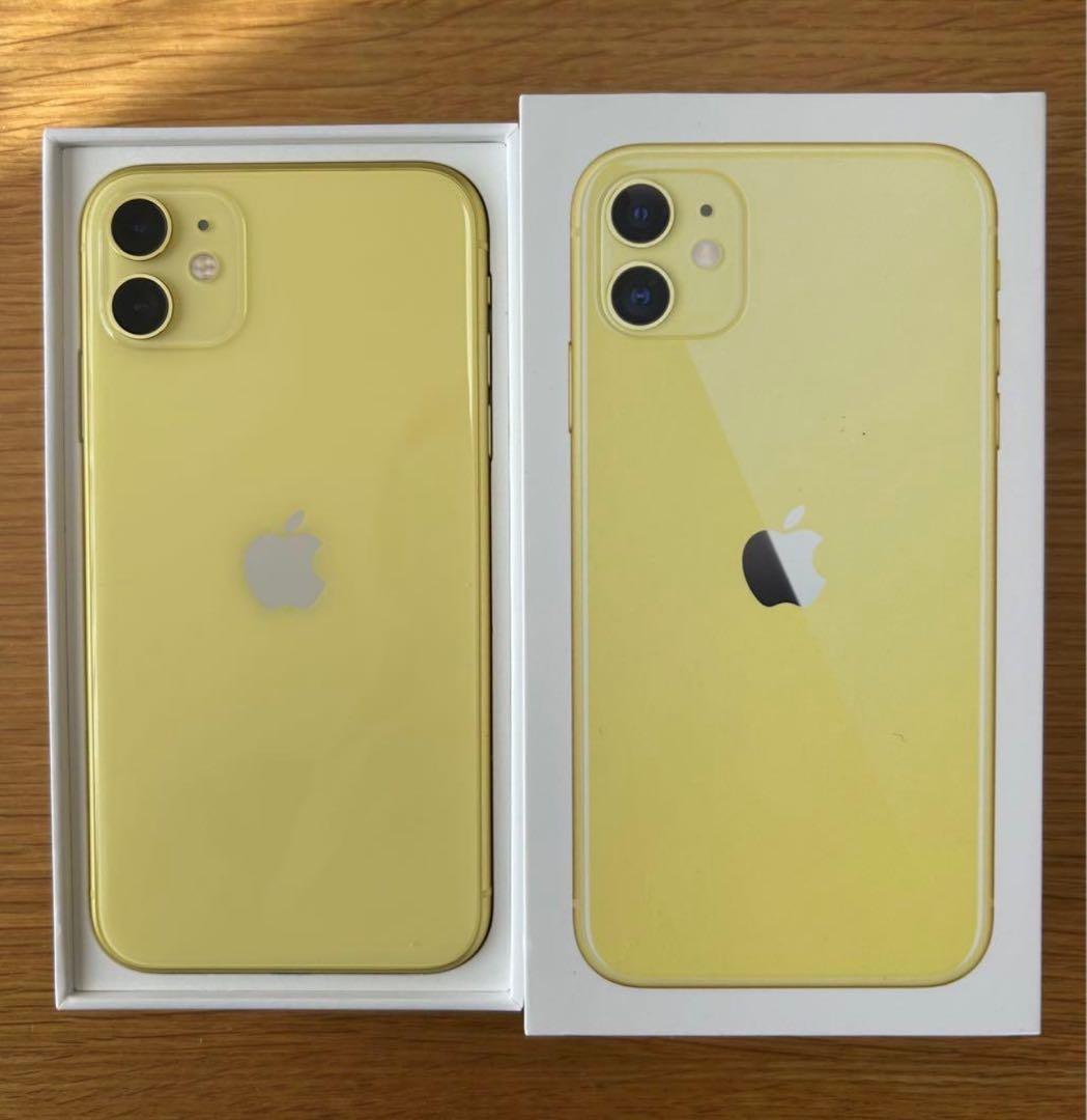 iPhone 11 バッテリー 88% 64GB イエロー SIMロック解除済
