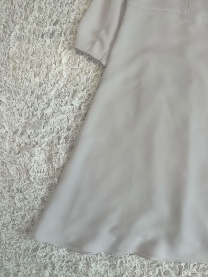 新品未使用タグ付　定価3万　アンタイトル ジョーゼットフィット＆フレアワンピース