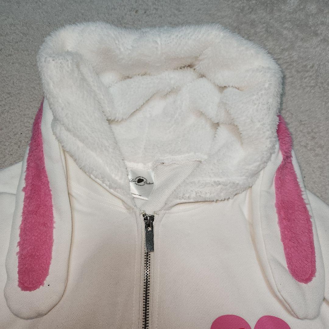 岡本信彦　うさ耳パーカー