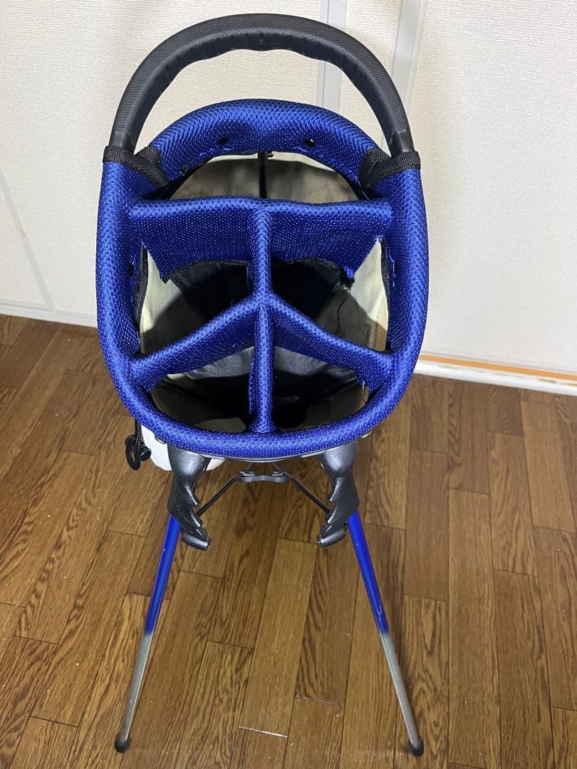 Mizuno ゴルフキャディバッグ ホワイト/ブルー