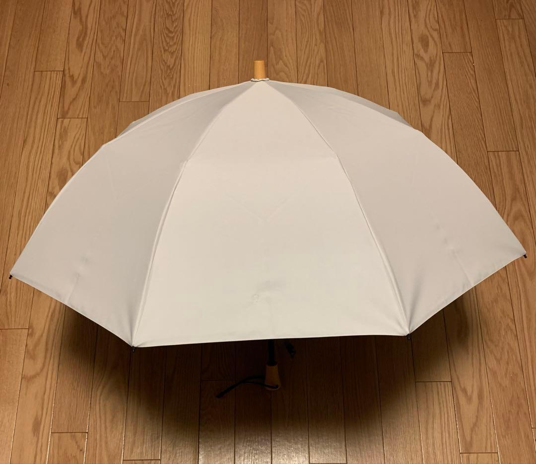 【新品未使用】SUN BARRIER 100 折りたたみ日傘　２段折　ホワイト