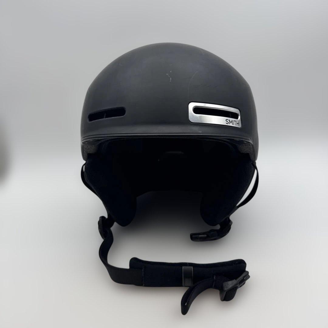 SMITH ブラック ヘルメット 通気口付き　n14