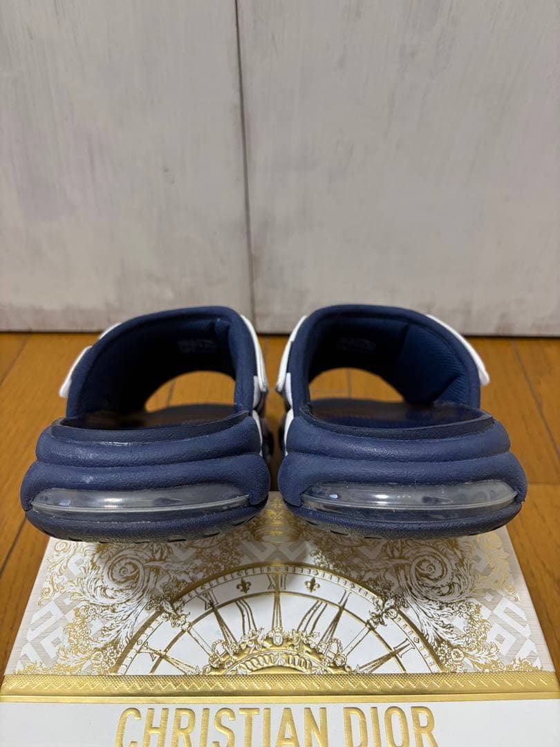 エア モア アップテンポ スライド サンダル　ネイビー/ホワイト　26cm