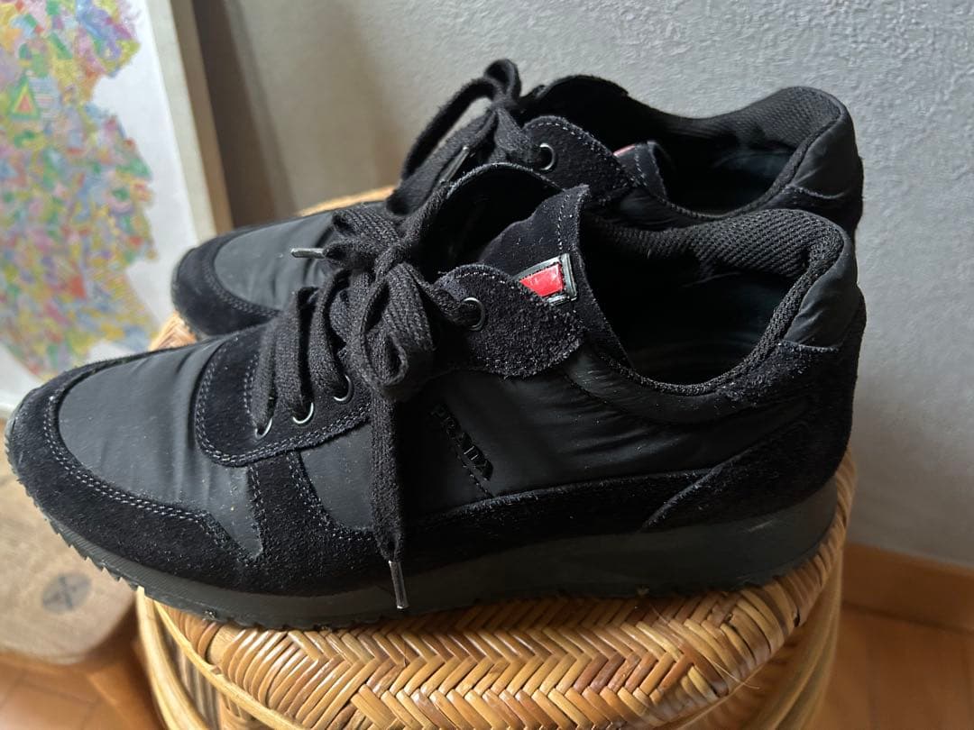 プラダ　PRADA スポーツブラック スニーカー