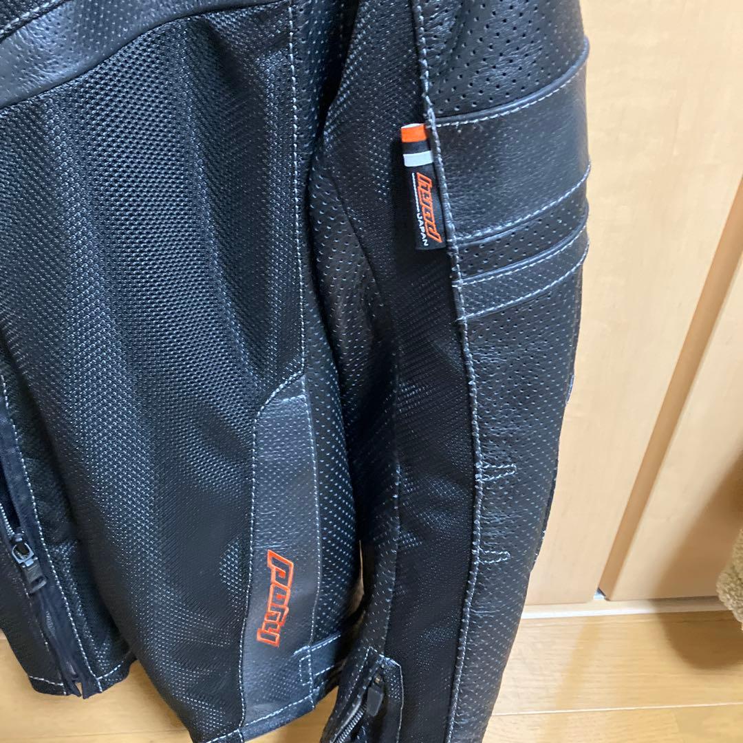 HYOD メッシュレザーライダースジャケット M