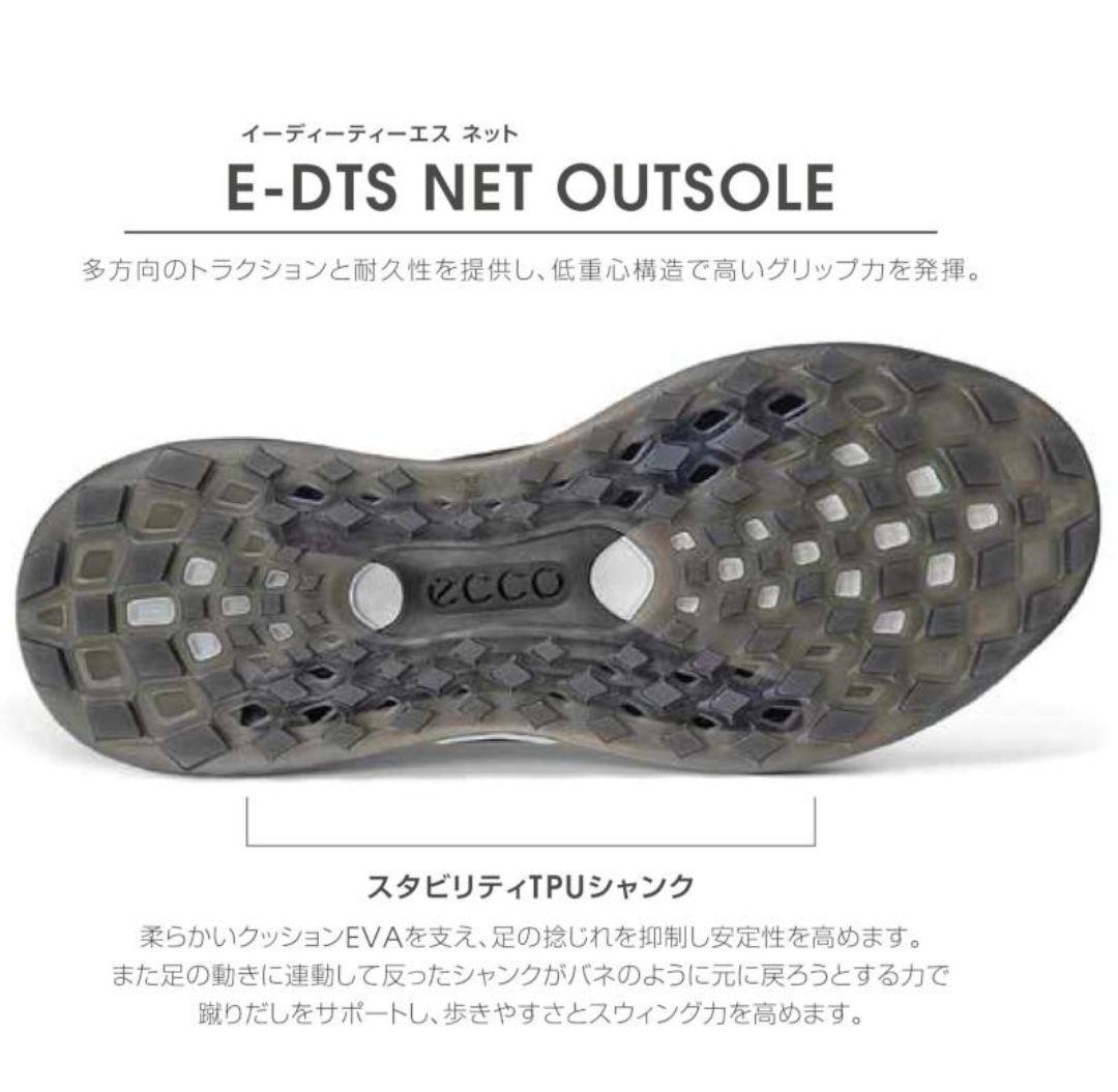 ECCOエコー スパイクレス ゴルフ シューズ エルティーワン ボア 43