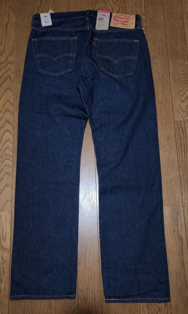 リーバイス 2ND トラッカーJKT M 501 セットアップ 濃紺 W34