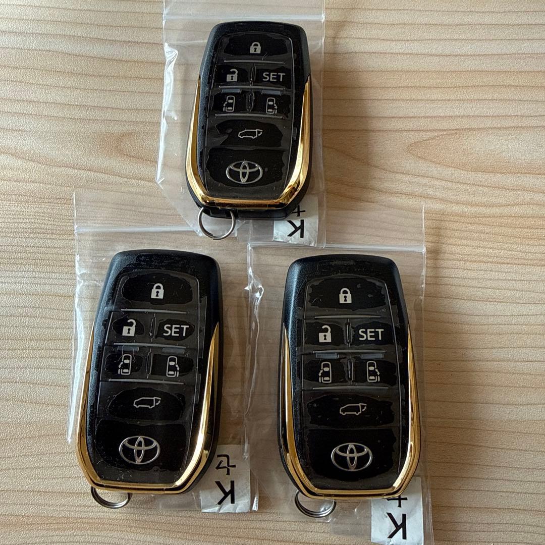 トヨタ純正 アルファード(特別仕様)スマートキー (６ボタン) 3個 送料込み