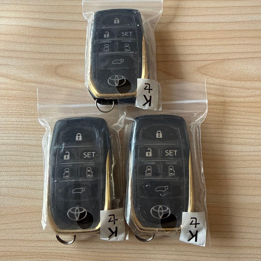 トヨタ純正 アルファード(特別仕様)スマートキー (６ボタン) 3個 送料込み