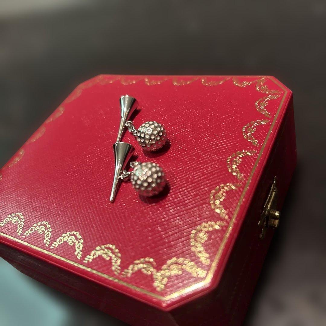 超希少　カルティエ　Cartier カフス　ゴルフモチーフ