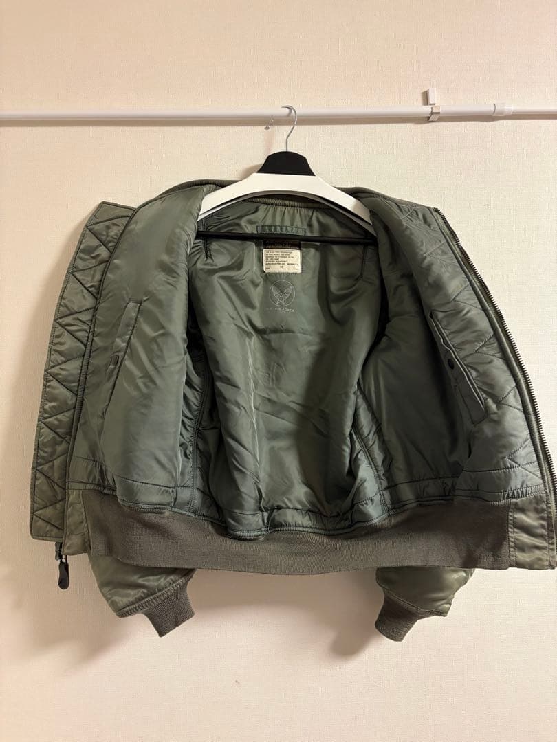 90s USA製 alpha B-15D サイズ38　検　ma1