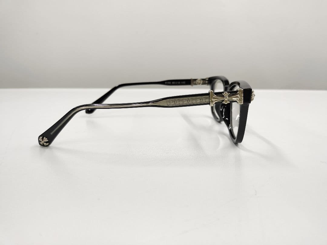 シルバー装飾付きブラックフレーム　サングラス　クロムハーツ好きに！