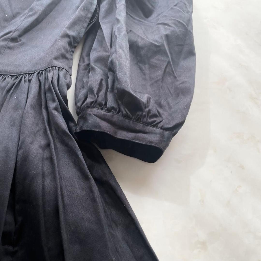 Laura Ashley 10 ワンピース ブラック レディース 人気