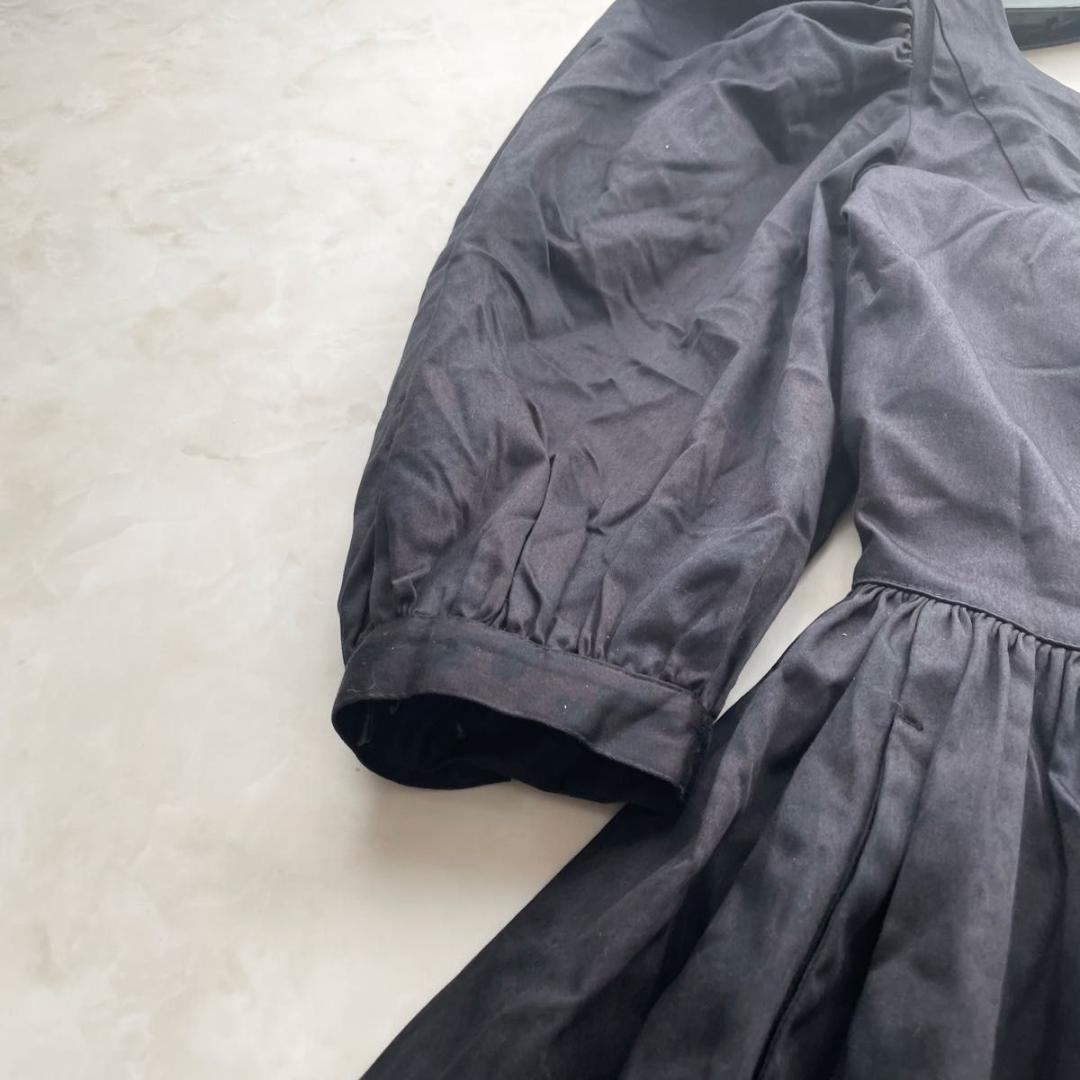 Laura Ashley 10 ワンピース ブラック レディース 人気