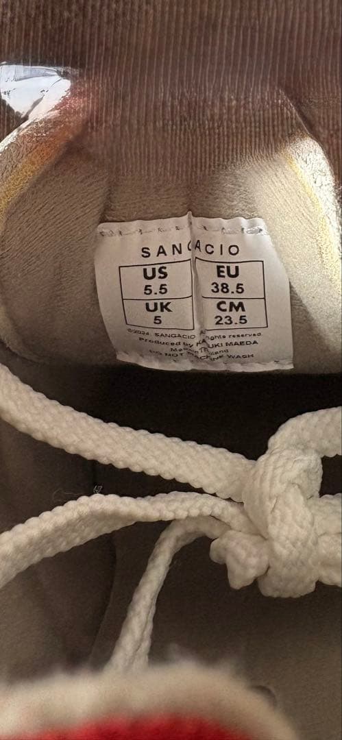 新品.未使用品　via SANGACIO にゅ　ローカットスニーカー