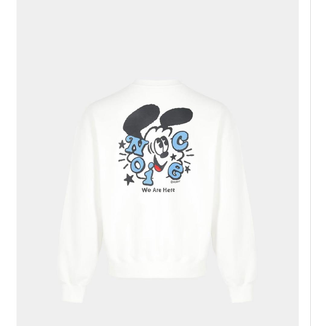 NOICE × VERDY VICK SWEATSHIRT-WHITE