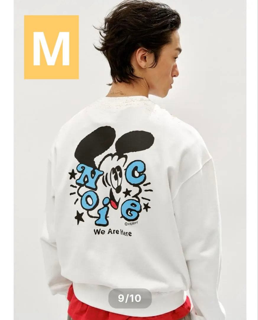 NOICE × VERDY VICK SWEATSHIRT-WHITE