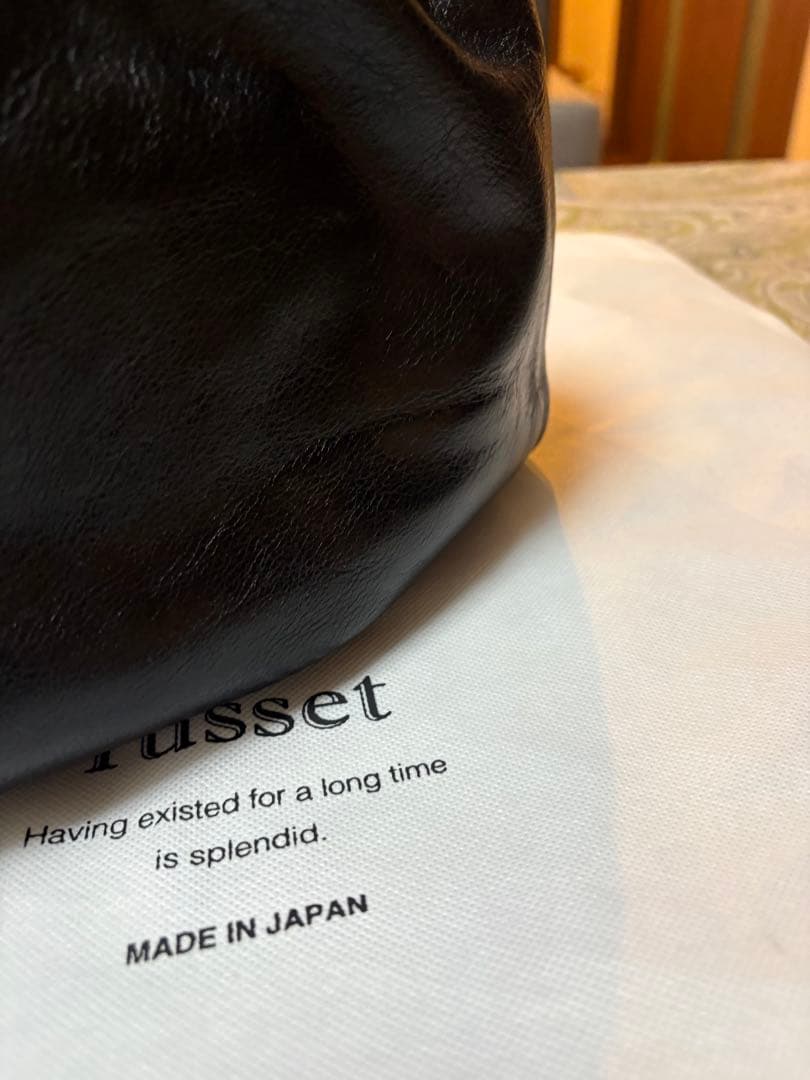 RUSSET 黒　ショルダーバック