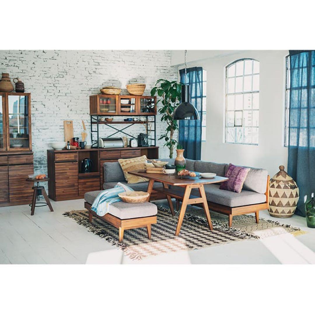 ウニコ　unico SWELLA(スウェラ)　キッチンボード 食器棚