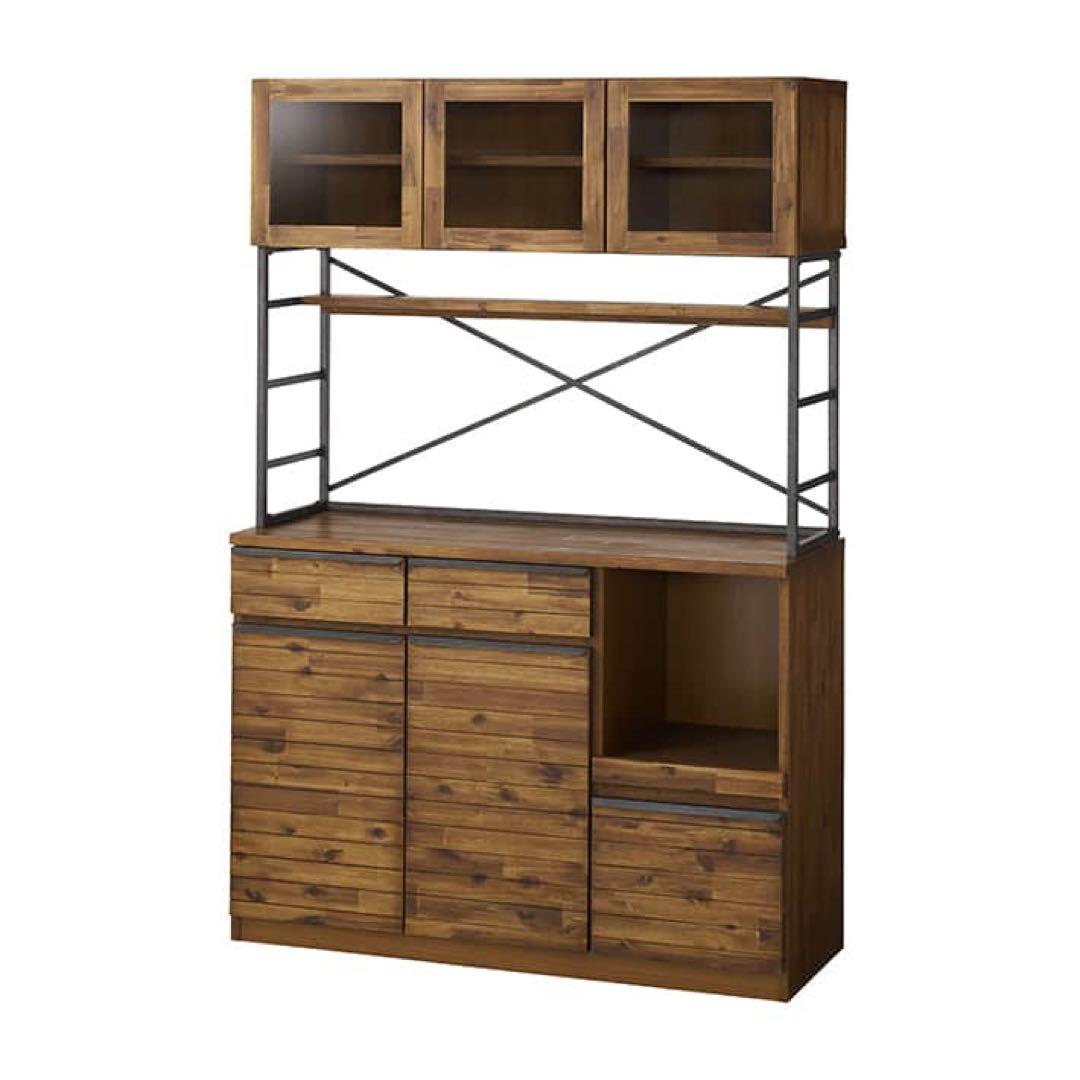 ウニコ　unico SWELLA(スウェラ)　キッチンボード 食器棚