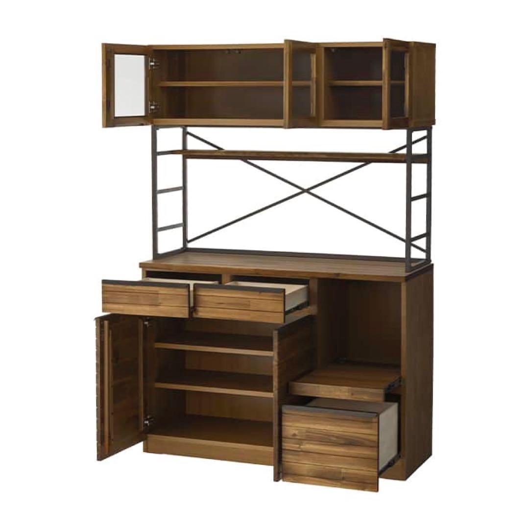 ウニコ　unico SWELLA(スウェラ)　キッチンボード 食器棚