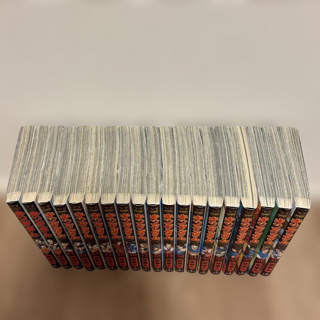 キングダム全巻1-75巻セット+公式ガイドブック英傑列紀