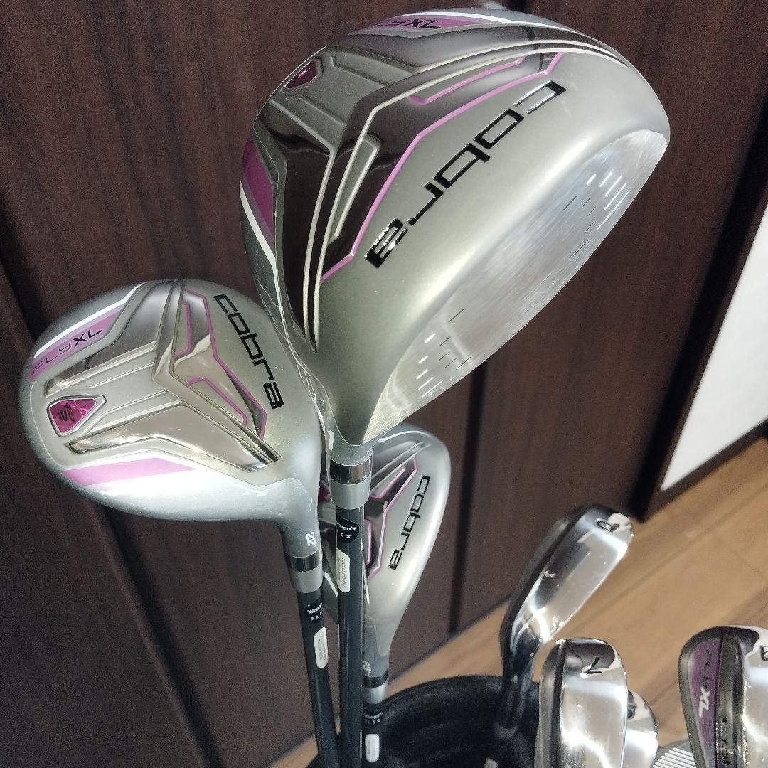 コブラ ゴルフクラブ レディース 8本セット PUMA キャディバッグ付き