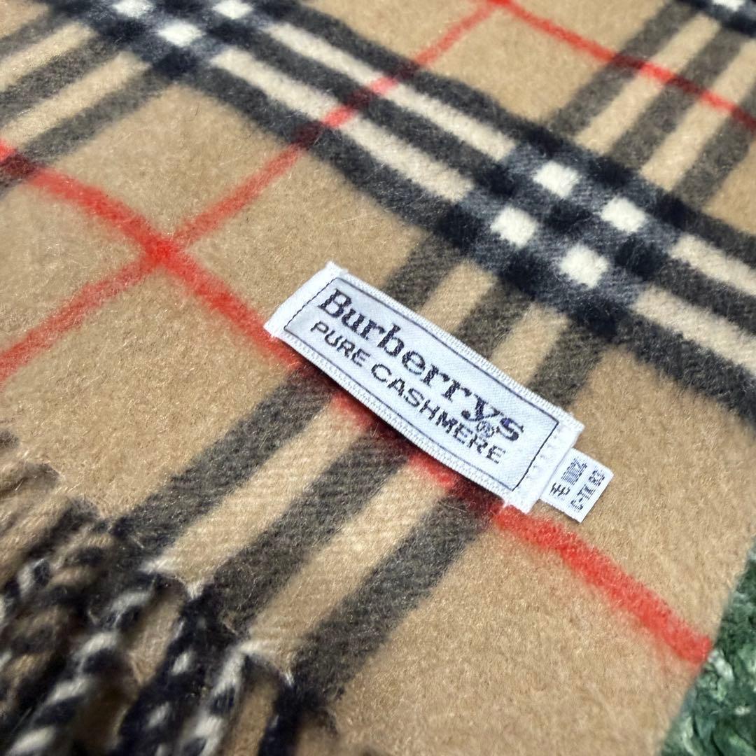 新品✨️ レア✨️ Burberry's カシミヤ ノバチェック マフラー 白タグ